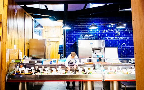 Mark Williams Fishmonger stall