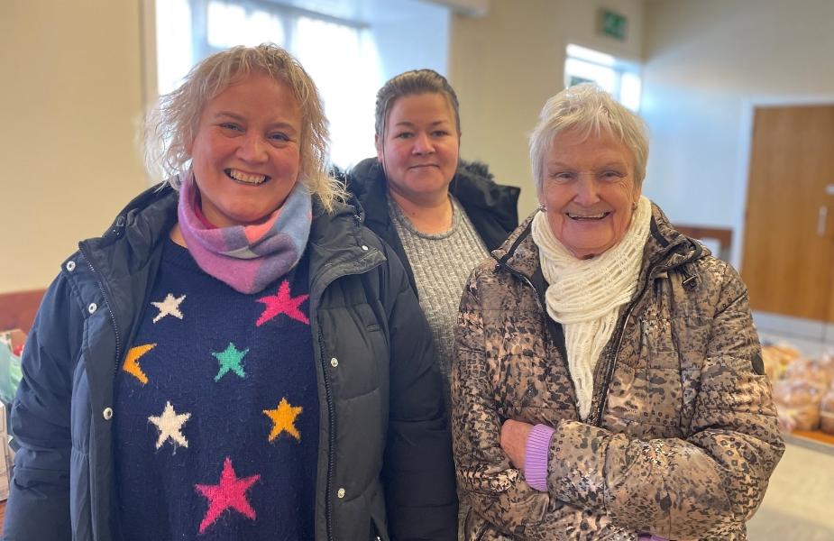 Anna Hindle Emma Clayton and Dot Halliwell from Lets Grow Preston