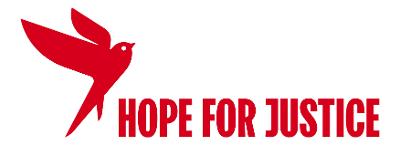 Logo for Hope for Justice Logo for Hope for Justice
